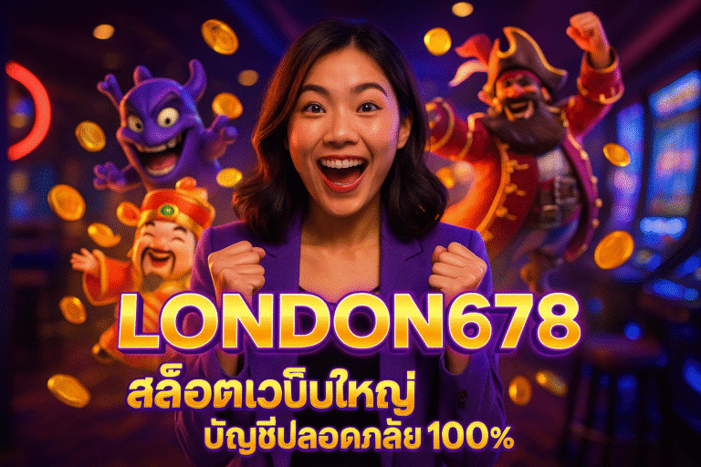 LONDON678 สล็อตเว็บใหญ่ บัญชีปลอดภัย 100%