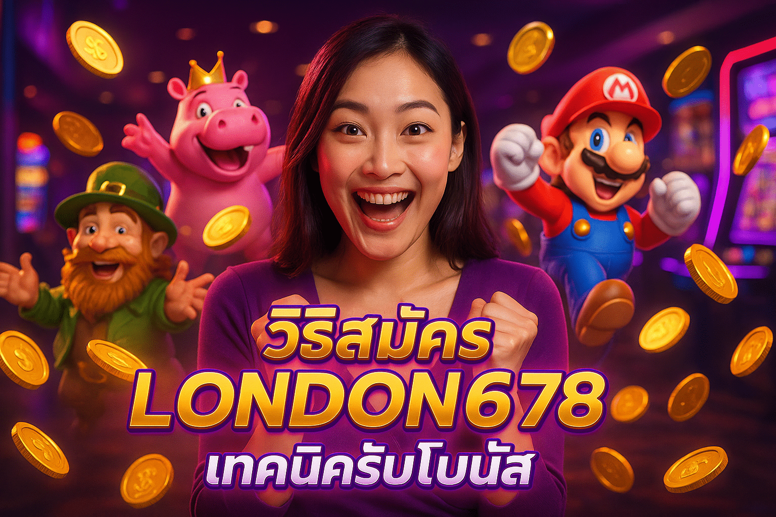 วิธีสมัคร LONDON678 เทคนิครับโบนัส