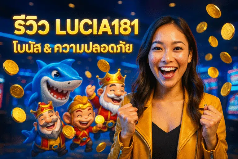 รีวิว LUCIA181 – โบนัส & ความปลอดภัย