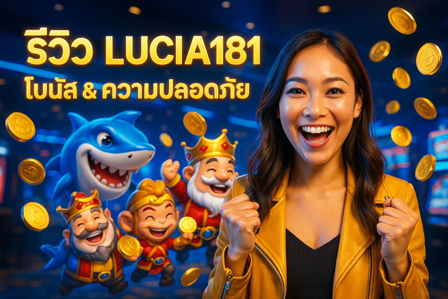 รีวิว LUCIA181 – โบนัส & ความปลอดภัย
