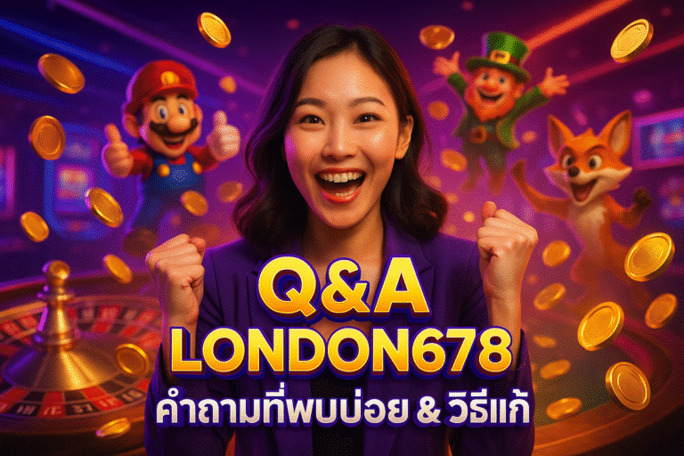Q&A LONDON678 คำถามที่พบบ่อย & วิธีแก้